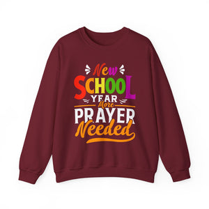 New School Year, More Prayer Needed - Unisex Heavy Blend™ Crewneck Sweatshirt