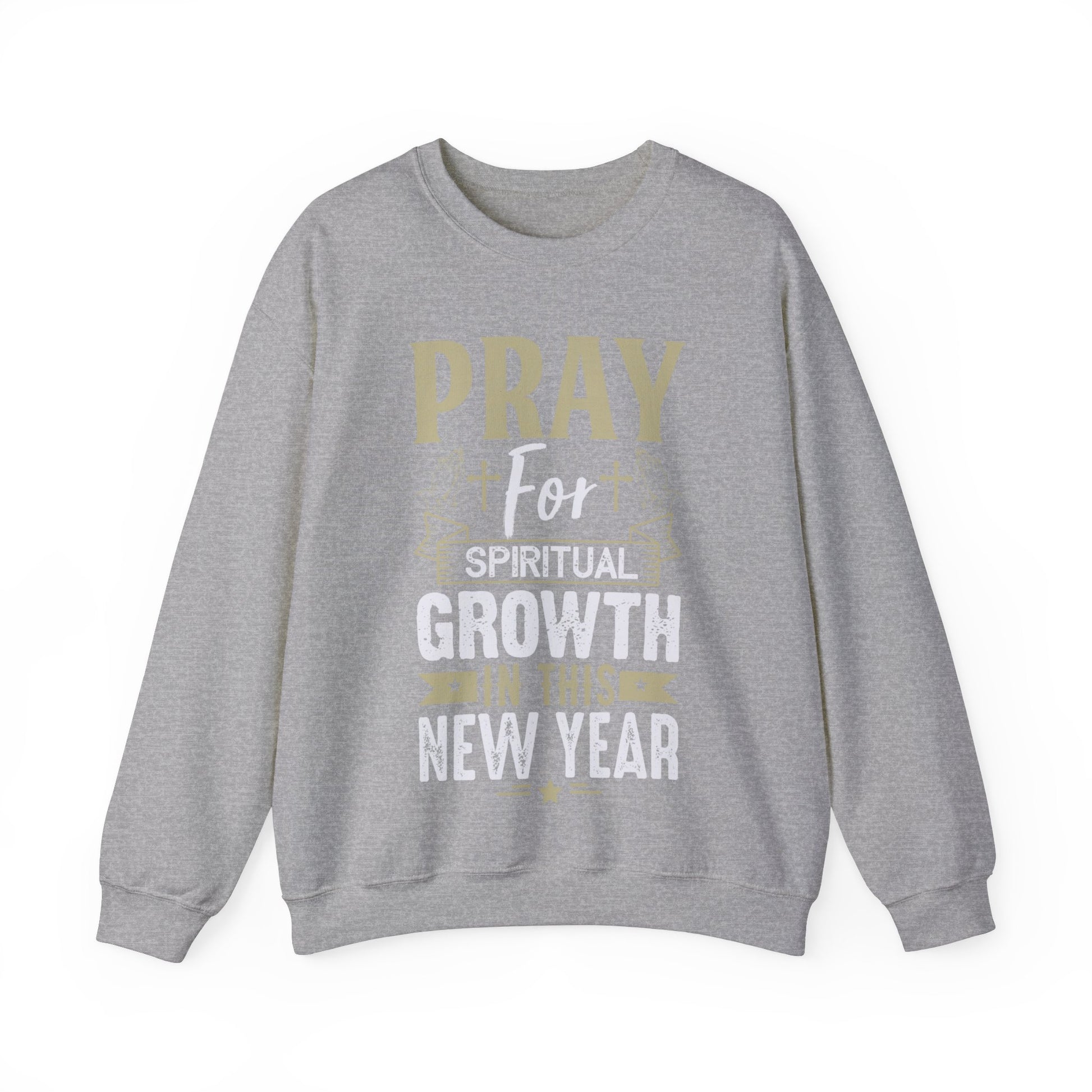 Pray For Spiritual Growth In This New Year - Crewneck Sweatshirt