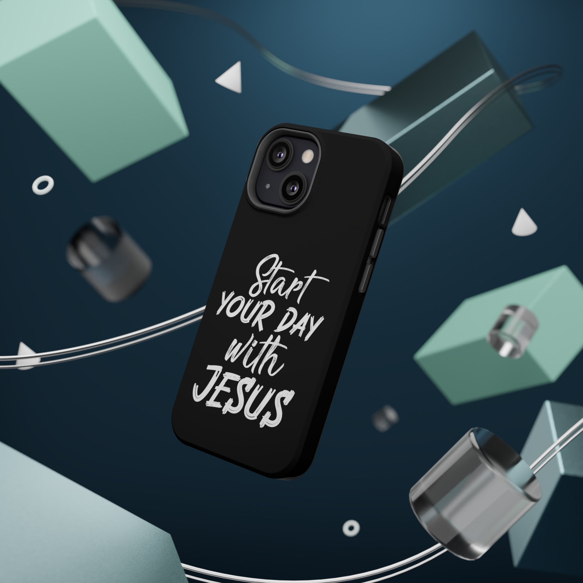 Start your day with Jesus - MagSafe Tough Case