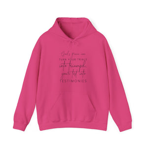 Gods grace can turn your trials into triumph - Unisex Hoodie