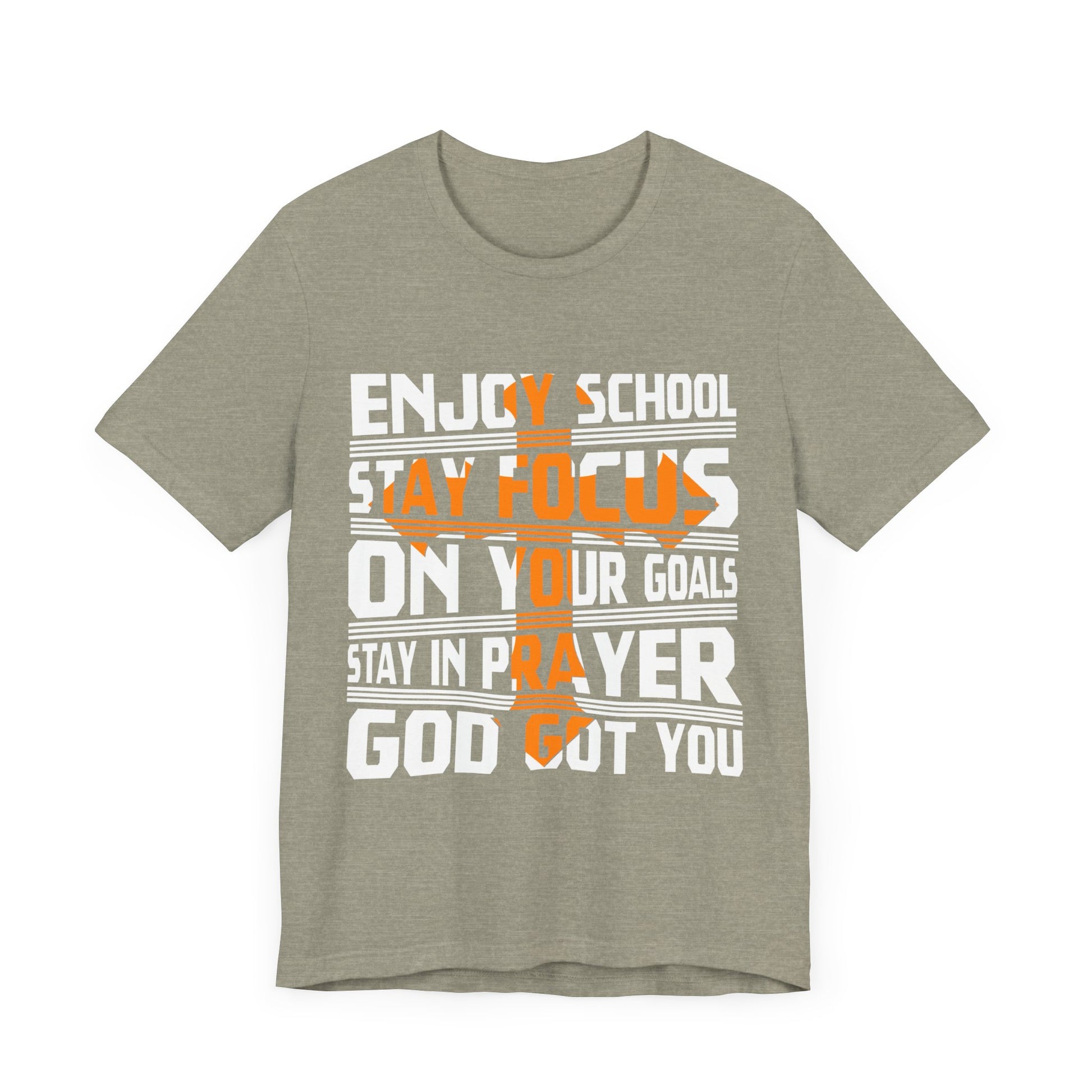 Enjoy School Stay Focused On Your Goals - Unisex Jersey Short Sleeve Tee