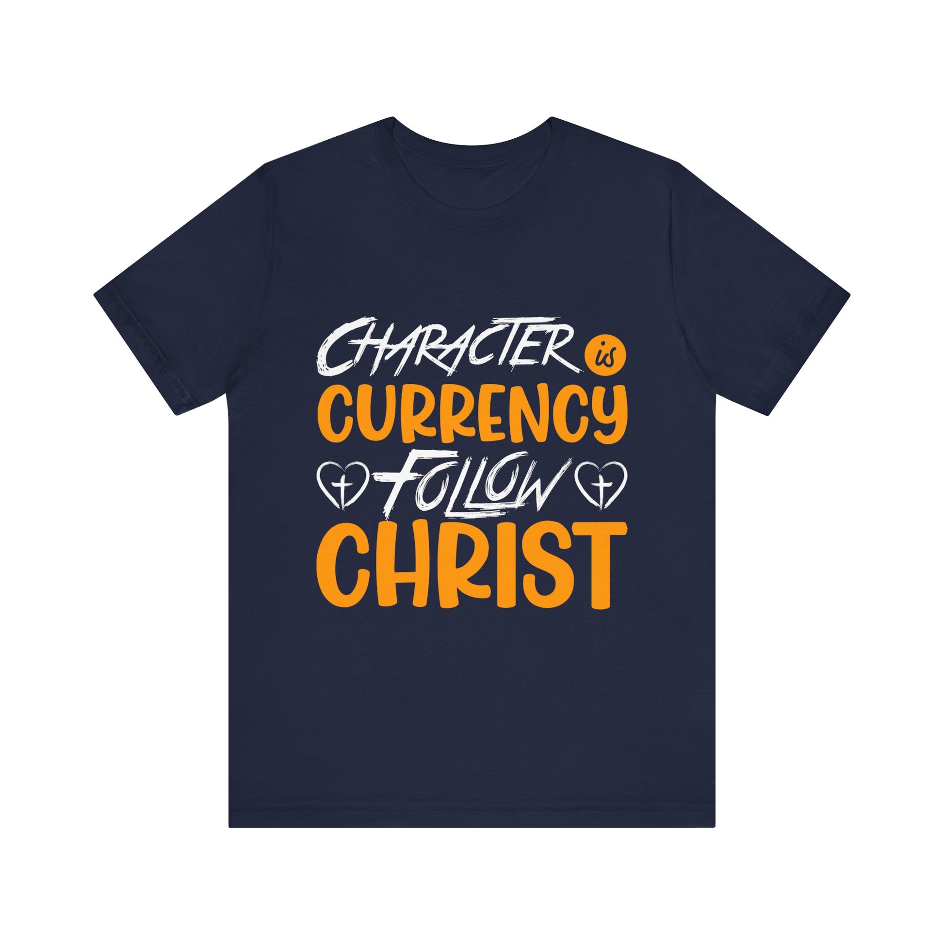 Character Currency Follow Christ - Unisex Jersey Short Sleeve Tee