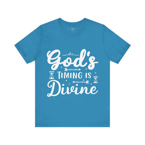 God's Timing Is Divine - Unisex Tee