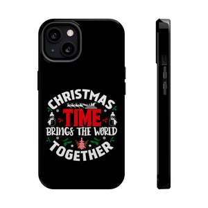 Christmas time Brings The World Together - MagSafe Tough Case