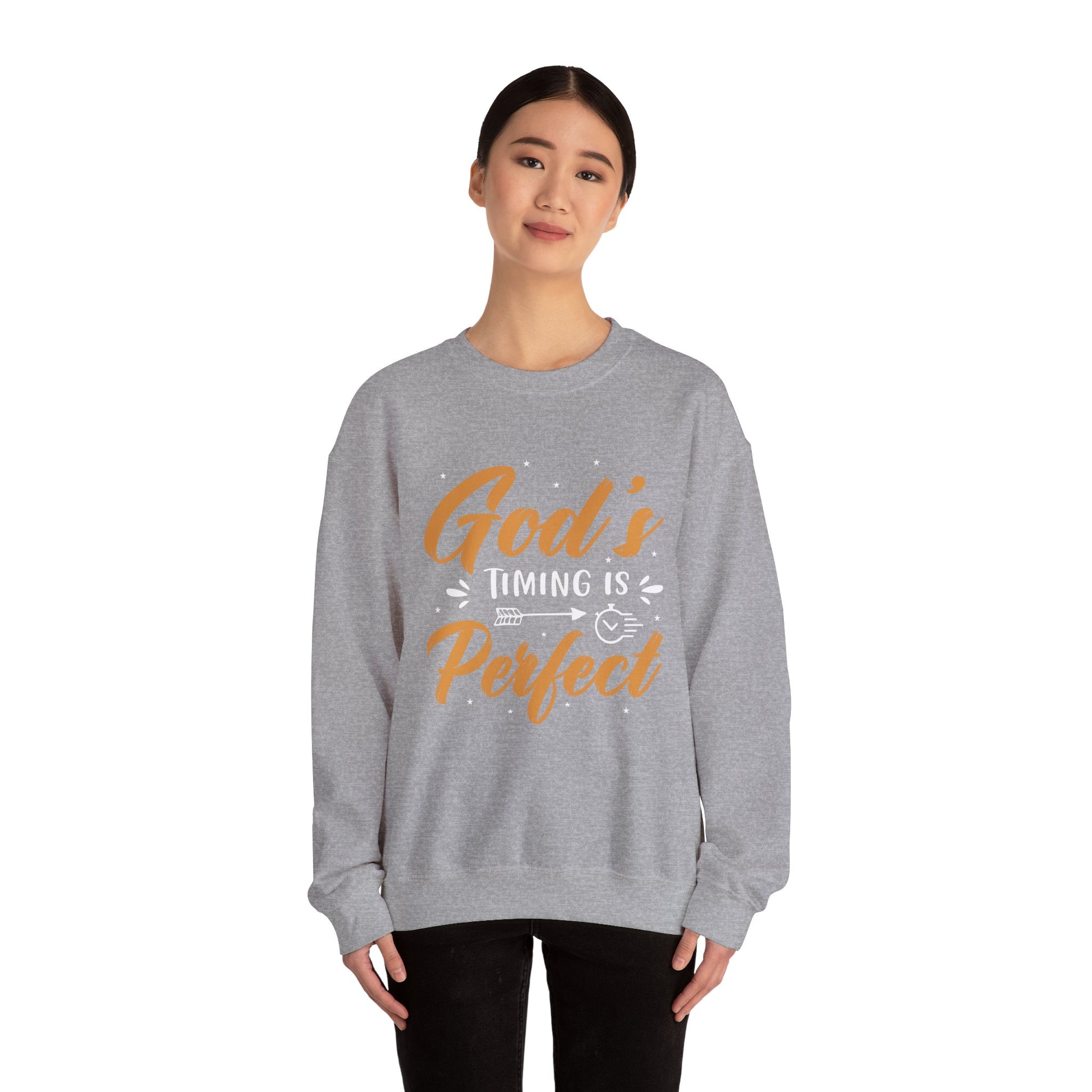 God's Timing Is Perfect - Crewneck Sweatshirt