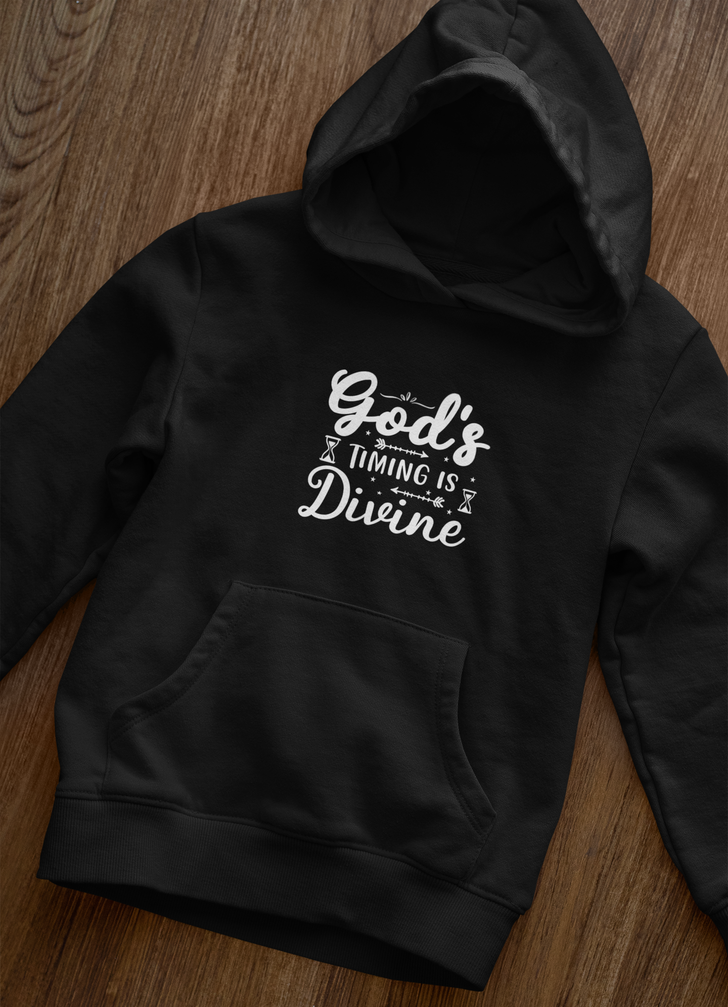 God's Timing Is Divine - Unisex Hoodie