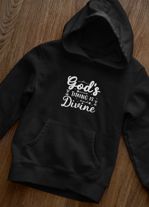 God's Timing Is Divine - Unisex Hoodie