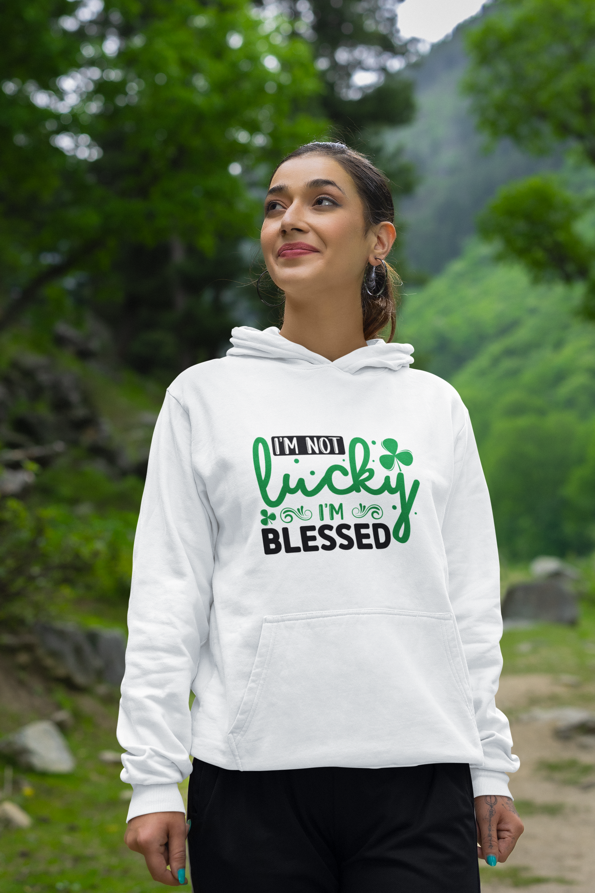 I don't Believe In Luck, I Believe In God - Unisex Hoodie