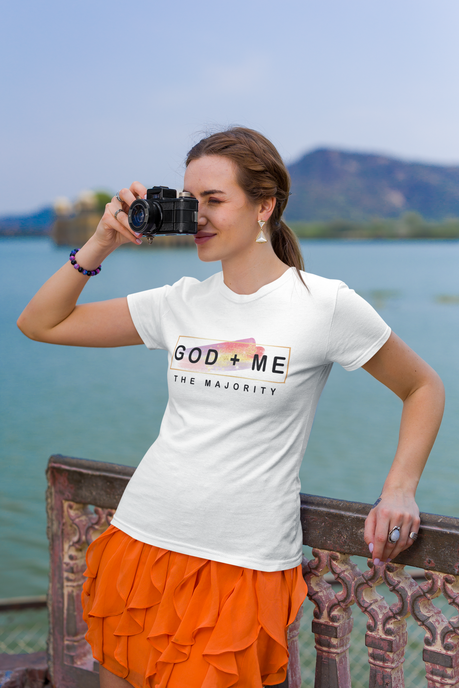 God plus me the majority - Unisex Tee