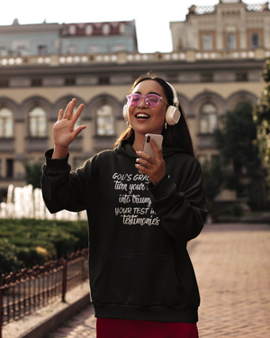 Gods grace can turn your trials into triumph your test into testimonies - Unisex Hoodie