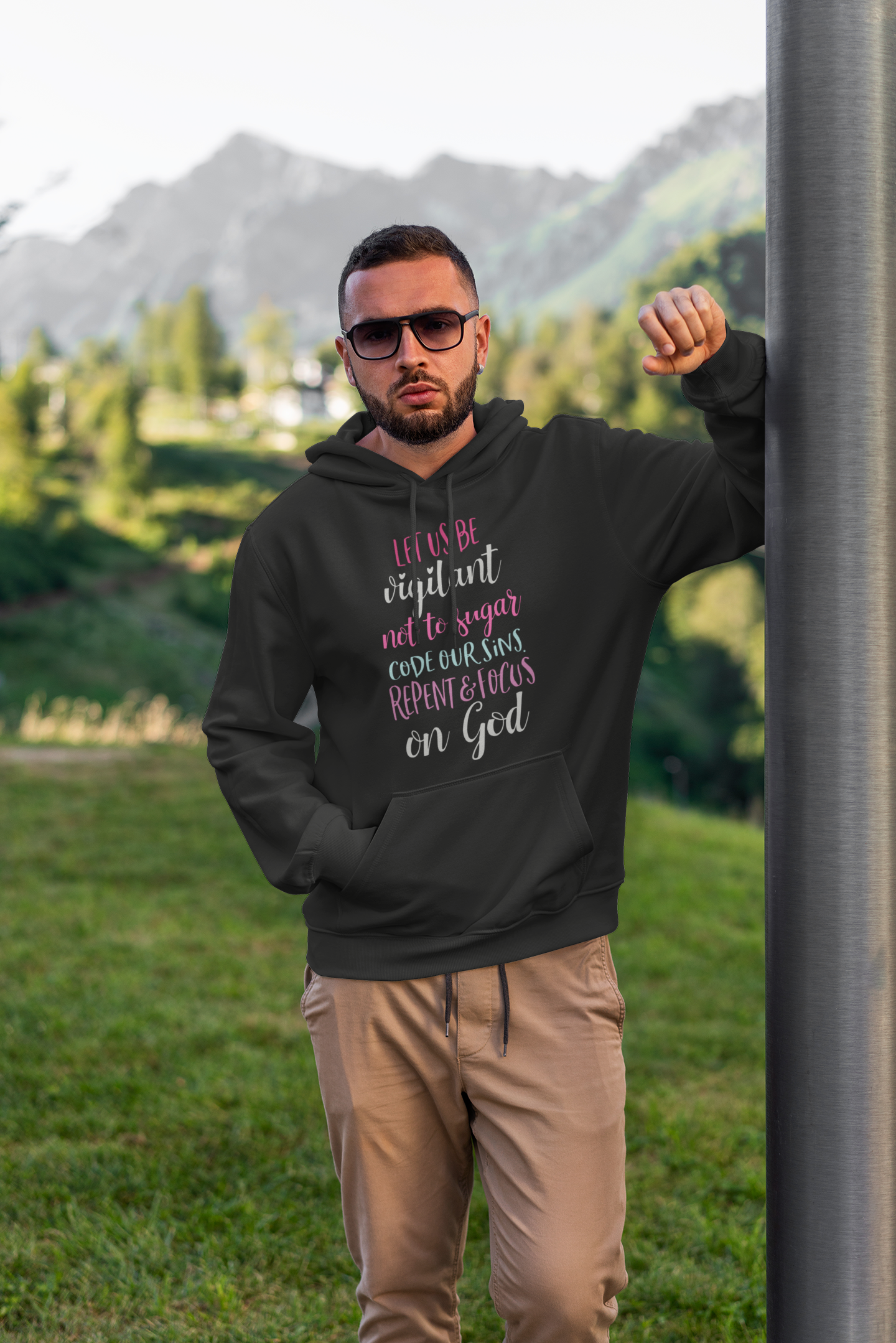 Overthinking will kill your peace Pray and leave it to God - Unisex Hoodie