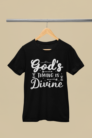 God's Timing Is Divine - Unisex Tee