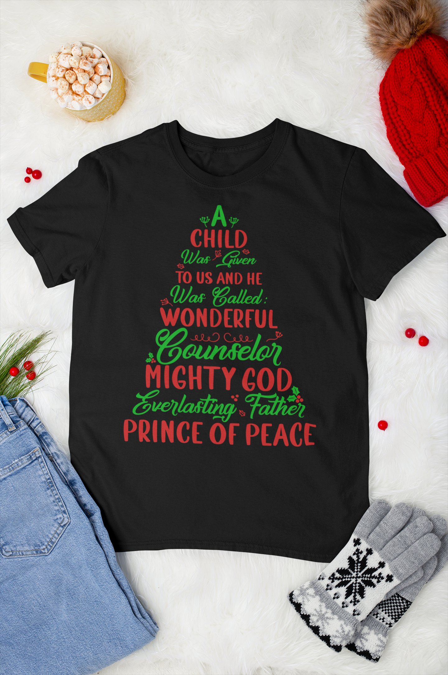 A Child Was Given To Us & Was Called Wonderful - Unisex Tee