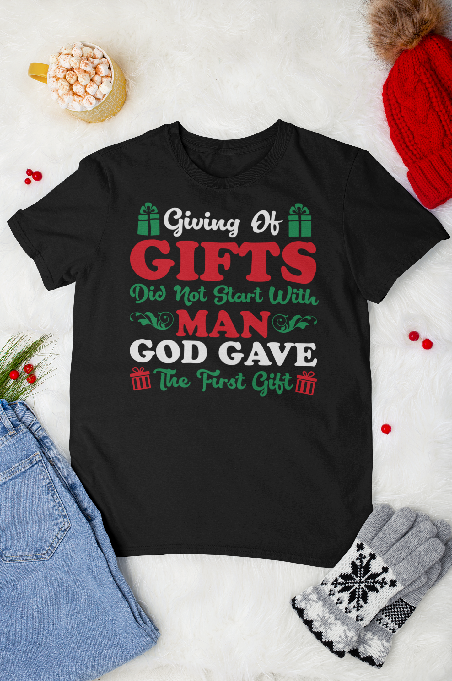 Giving Of Gifts Did Not Start With Man - Unisex Tee