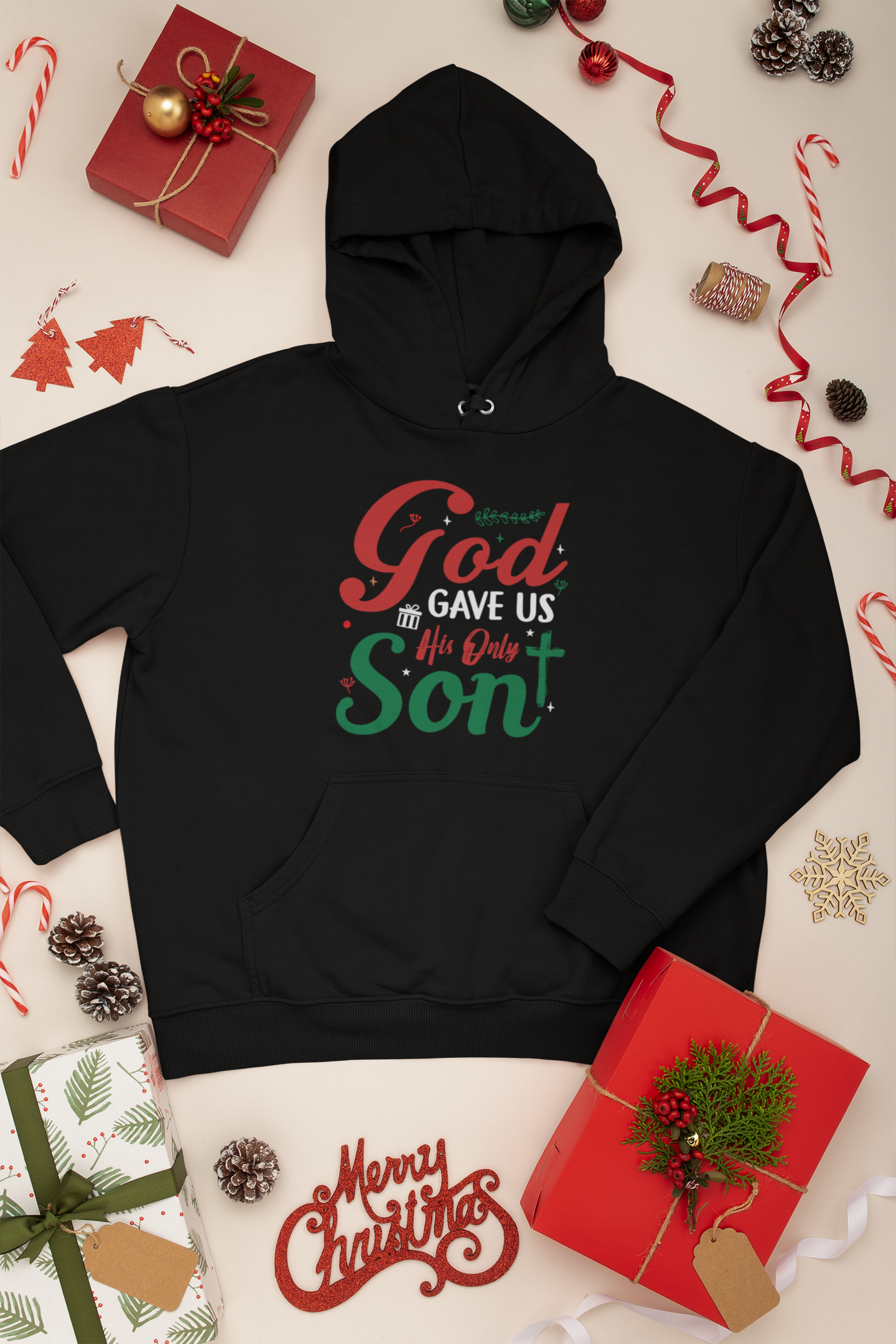 God Gave Us His Only Son - Unisex Hoodie