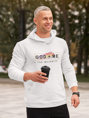 God plus me the majority - Unisex Hoodie