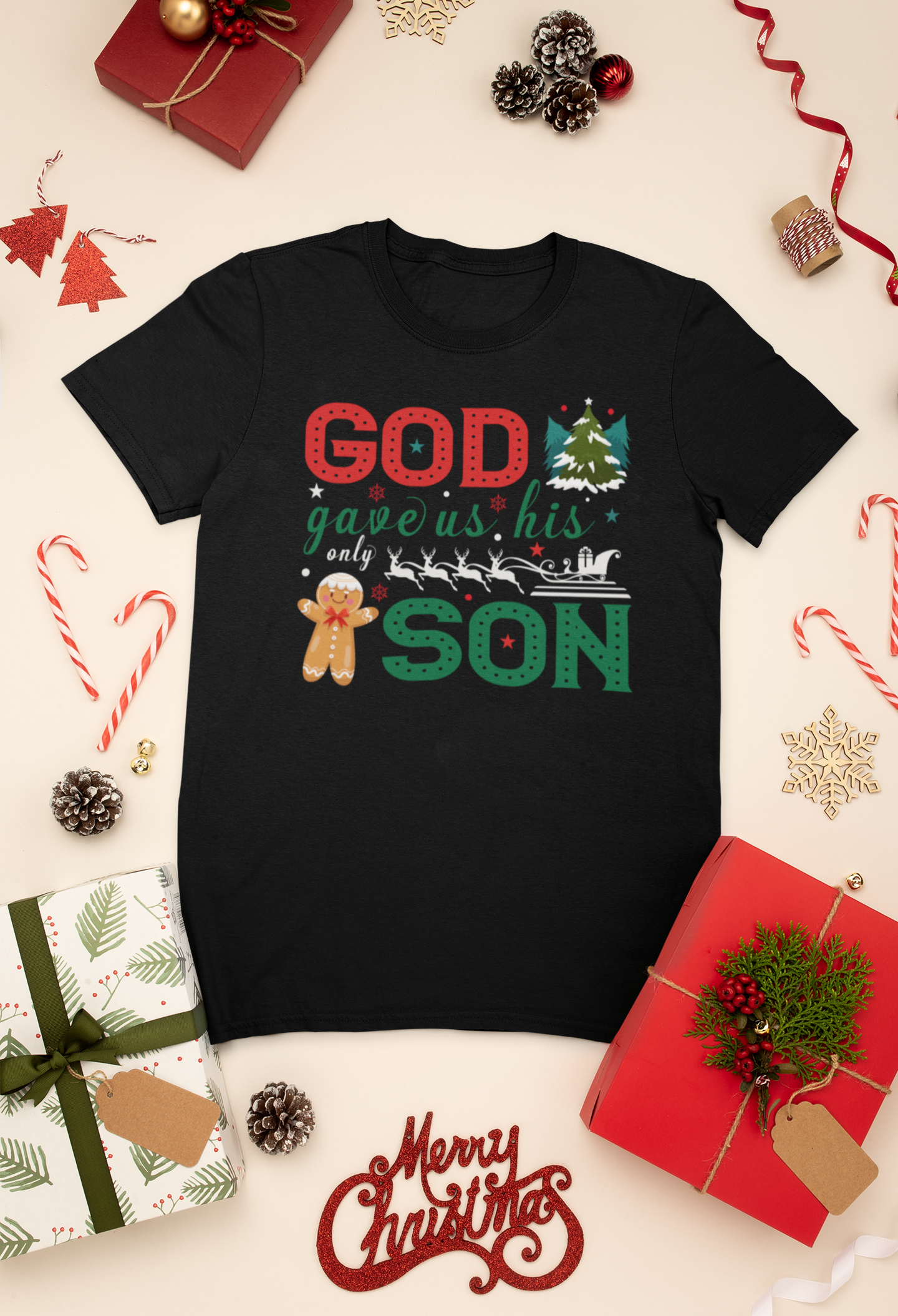 God Gave Us His Only Son - Unisex Tee