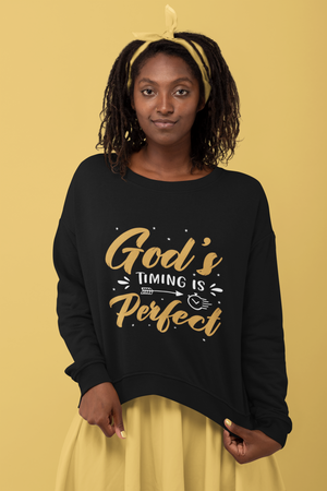 God's Timing Is Perfect - Crewneck Sweatshirt