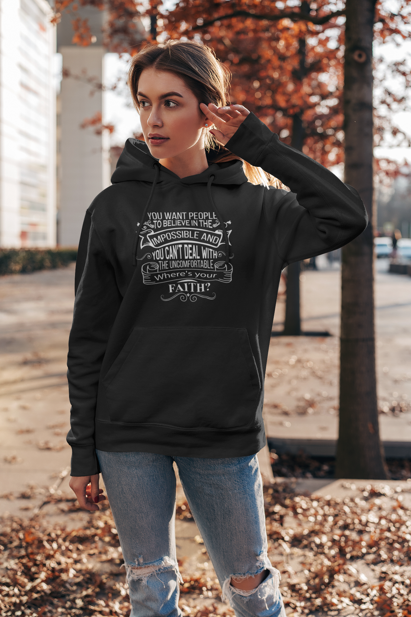 Where is your faith V4- Unisex Hoodie