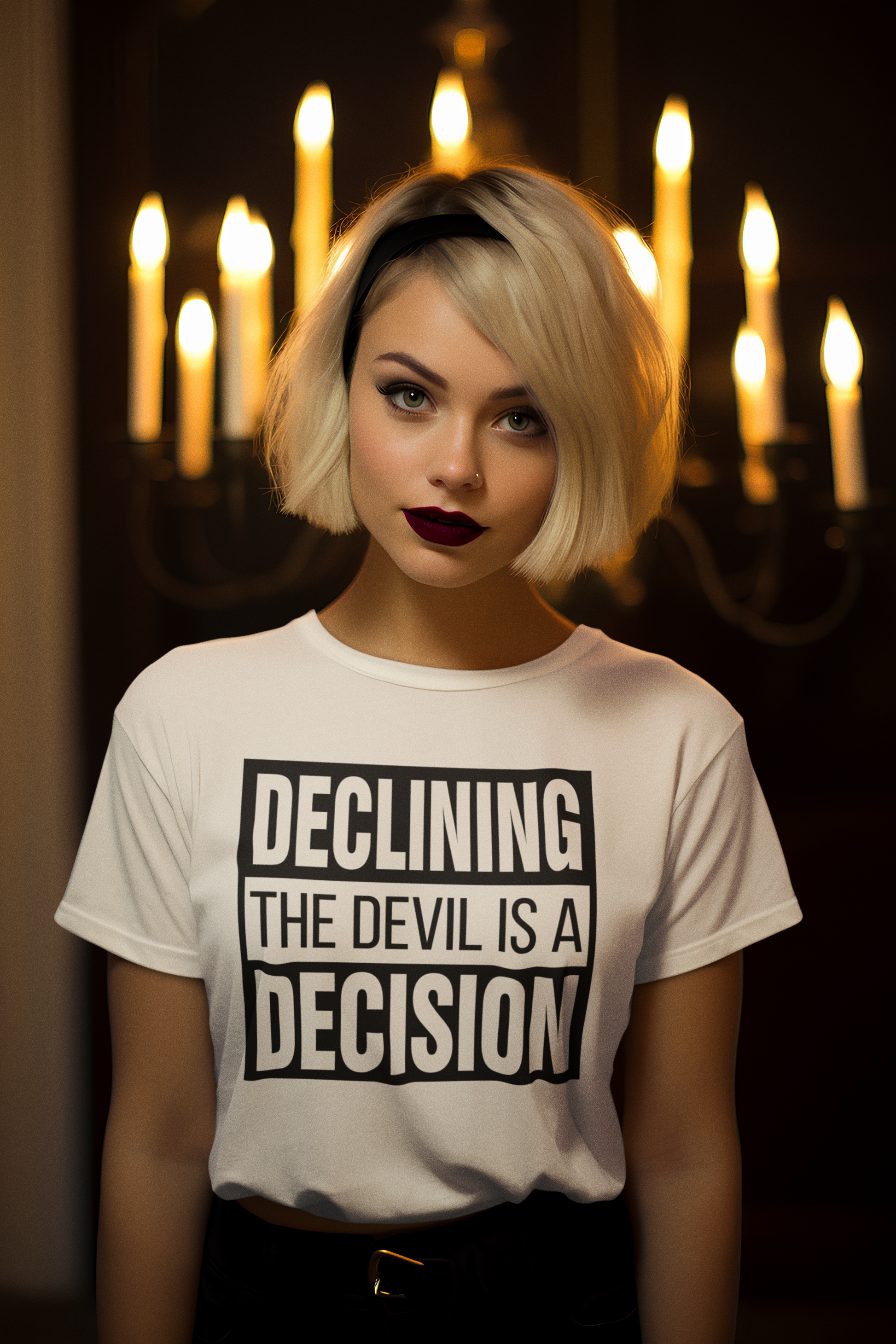 Declining the devil is a decision - Unisex Tee