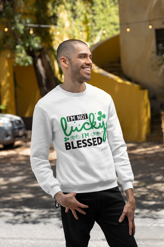 I'm Not Lucky I'm Blessed - Crewneck Sweatshirt