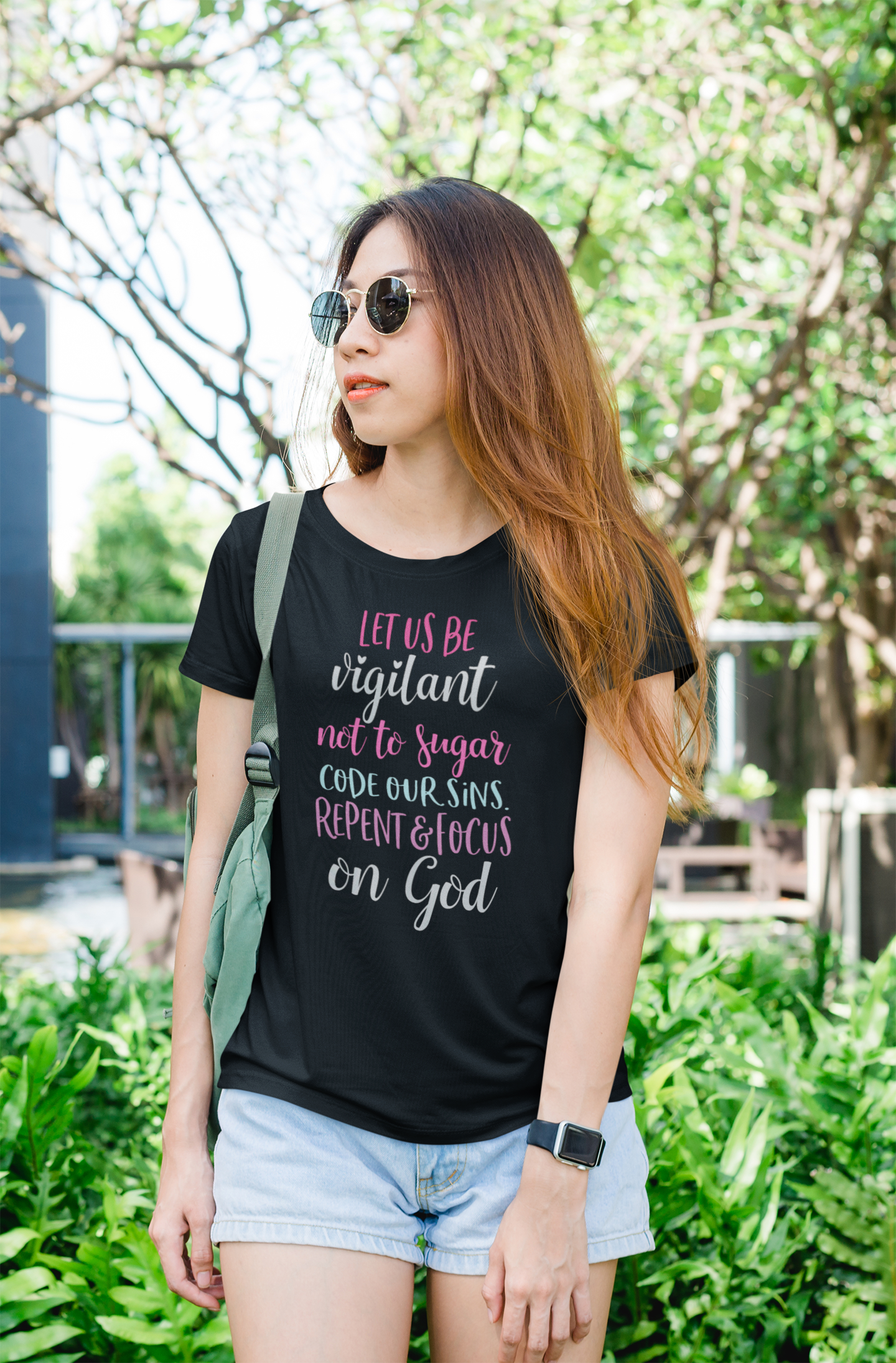 Let us be vigilant not to sugar code our sins Repent & focus on God - Unisex Tee