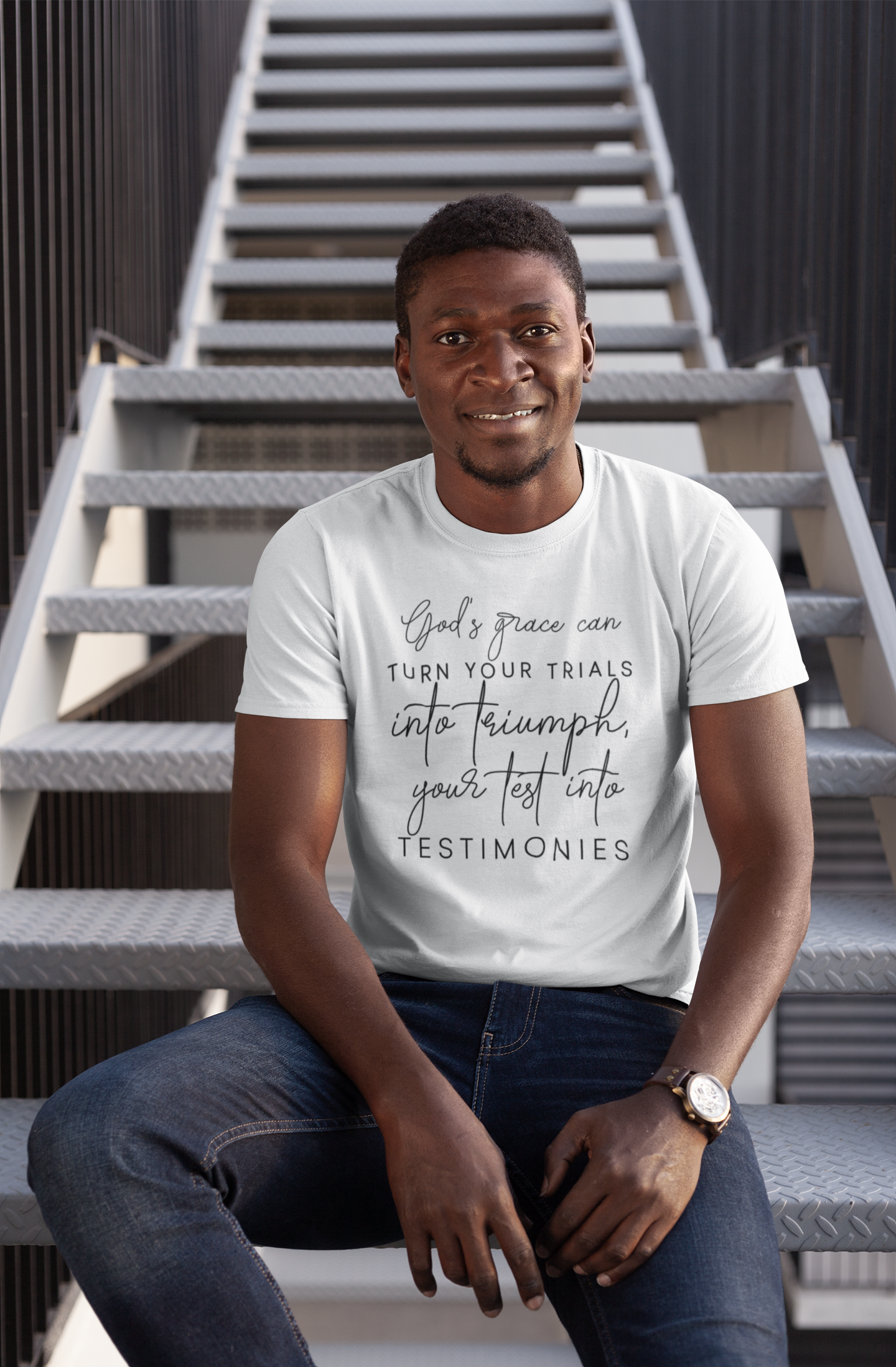 Gods grace can turn your trials into triumph - Unisex Tee