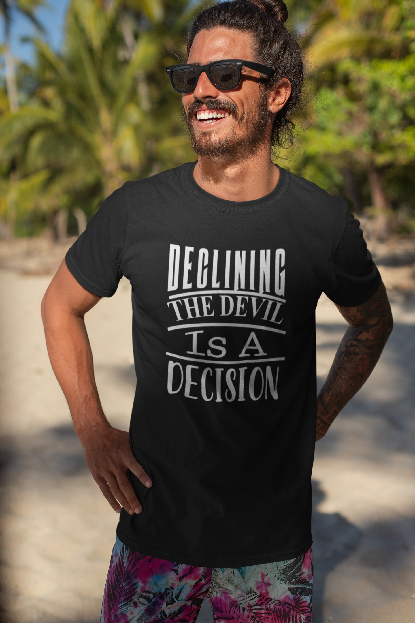 Declining the devil is a decision - Unisex Tee